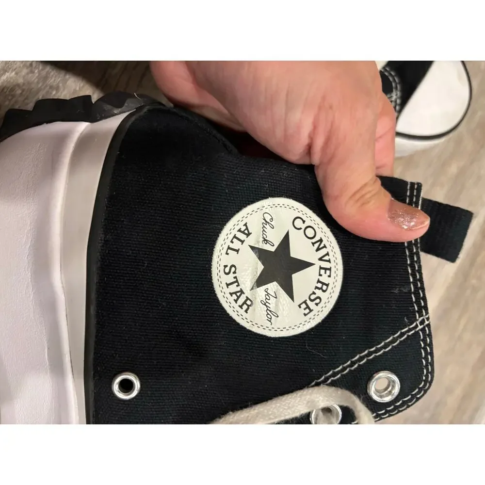 Converse Run Star Hike Hi Sneakers Chuck Taylor Unisex Womens 10 Mens 8.5 - Picture 14 of 14